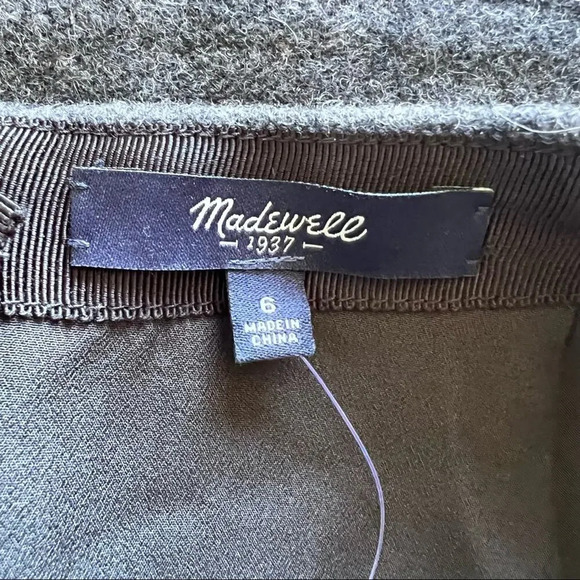 Madewell Boulevard Wool Skirt - Picture 8 of 8